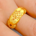 Dazzling Etched Ring