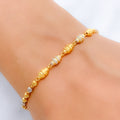 Glittery Lightweight 22k Gold Orb Bracelet