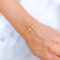 Exclusive Upscale Multi-Tone 22k Gold Bracelet