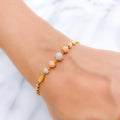 Exclusive Upscale Multi-Tone 22k Gold Bracelet