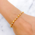 Classy Matte 22k Gold Bead Bracelet