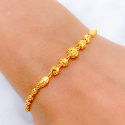 Slender 22k Gold Bracelet