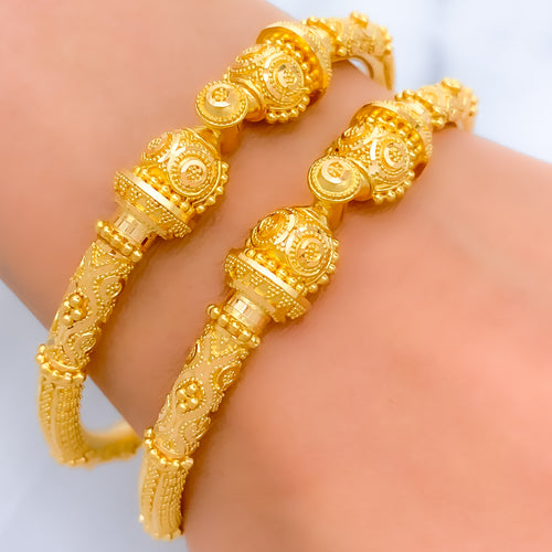 22k-gold-evergreen-beaded-pipe-bangles