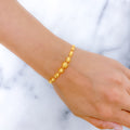 Fancy Orb 22k Gold Bracelet
