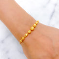 Fancy Orb 22k Gold Bracelet