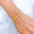 Exclusive Upscale 22k Gold Orb Bracelet