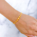 Sophisticated 22k Gold Bead Bracelet