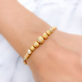 Exclusive Upscale 22k Gold Orb Bracelet