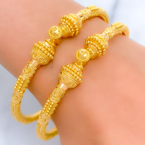 22k-gold-attractive-double-beaded-pipe-bangles