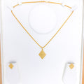 Exclusive Shimmery Posh 22k Gold Pendant Set