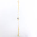 Charming Chic Two-Tone 22k Gold Bracelet