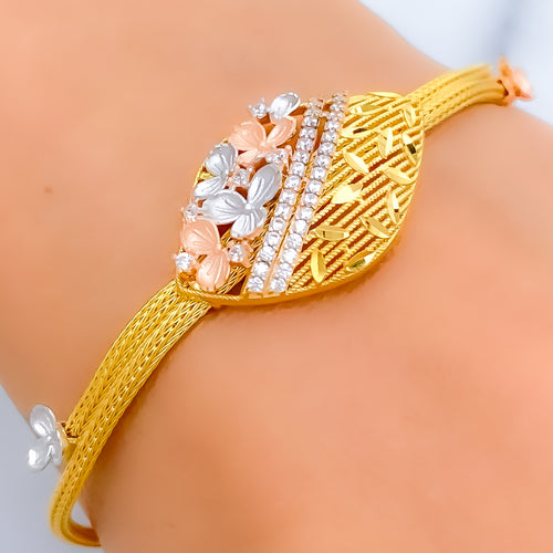 22k-gold-distinct-striped-marquise-bracelet