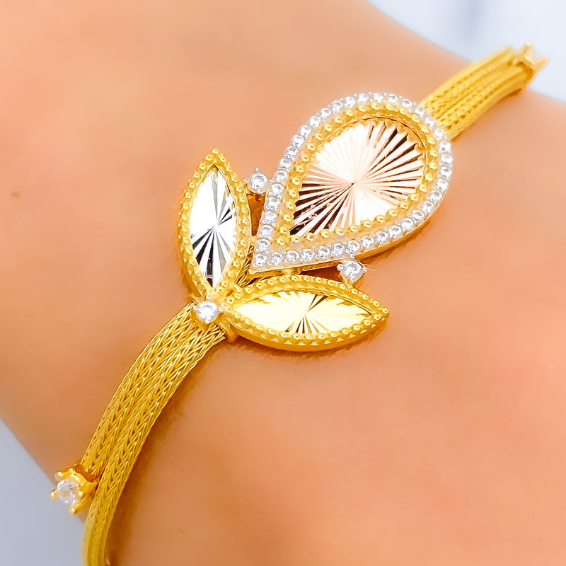 22k-gold-fashionable-striped-drop-cz-bracelet