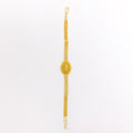 Trendy Marquise Link 22k Gold Bracelet