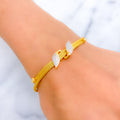22k-gold-sophisticated-twisted-leaf-cz-bracelet