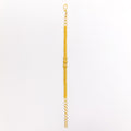 Refined Lightweight Slender 22k Gold Bracelet