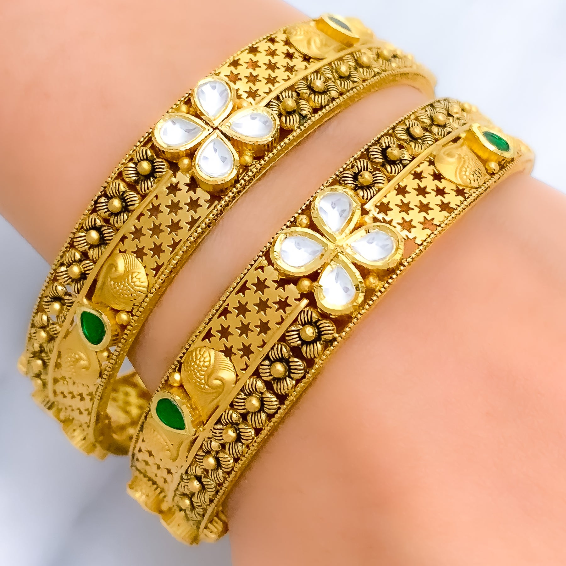 Peacock Gold Meenakari/openable Bracelet/kundan Kada/indian Jewelry/bangle  Bracelet/traditional Jewelry/bollywood Jewelry,kundan Jewelry - Etsy