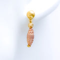 Graceful Petite 22k Gold Earrings