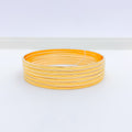 Magnificent Subtle Yellow Gold Bangles