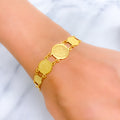 22k-gold-dressy-floral-coin-bracelet