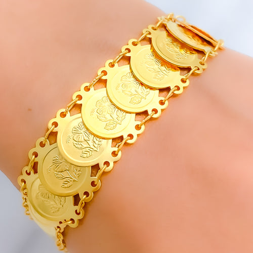 22k-gold-shimmering-flower-coin-bracelet