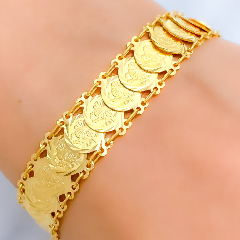 22k-gold-glistening-charming-coin-bracelet