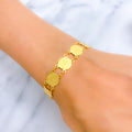 22k-gold-tasteful-sleek-coin-bracelet