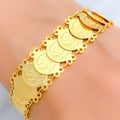 22k-gold-fashionable-coin-bracelet