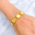 Regal Decorative Coin Bracelet