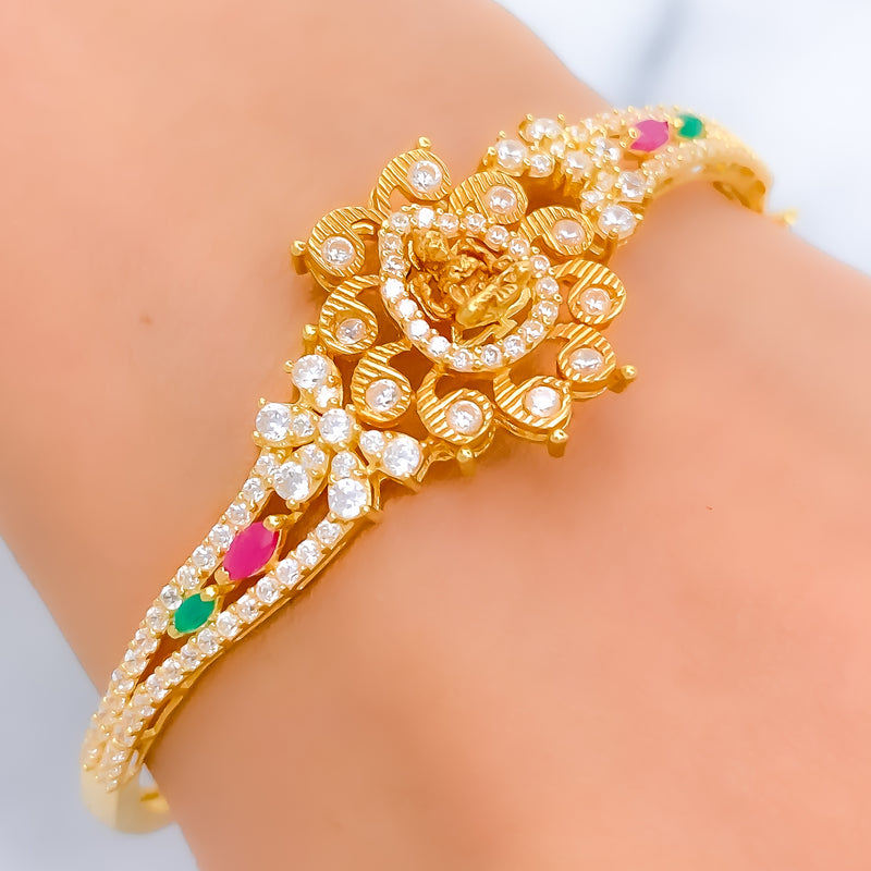 Gorgeous Decorative CZ Bangle Bracelet
