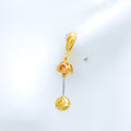 Contemporary Chic Orb 22k Gold Earrings