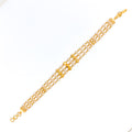 Dazzling 22k Gold Pearl Bracelet