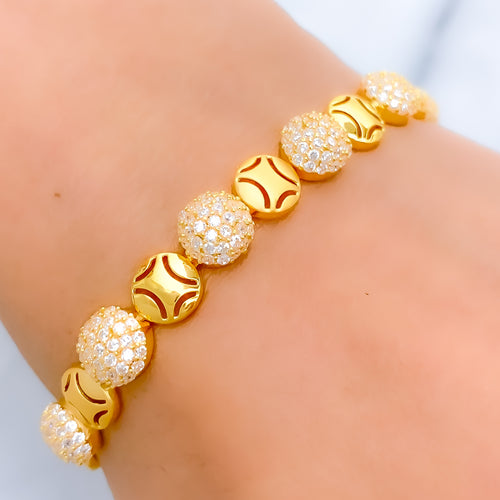 Black Clover 22K Gold Bracelet – KAPES Fine Jewelry