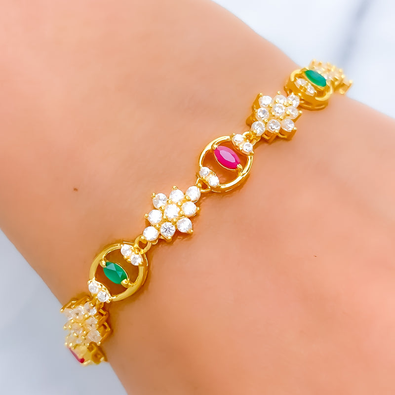 22k-gold-colorful-distinct-cz-bracelet