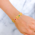 22k-gold-attractive-spiral-cz-bracelet