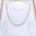 Chic Two-Tone Statement Chain Necklace - 20"