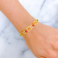 22k-gold-faceted-square-cz-bracelet