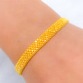 Elegant Stylish Interlinked 22k Gold Bracelet