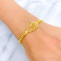 Posh Asymmetrical Gold Bracelet