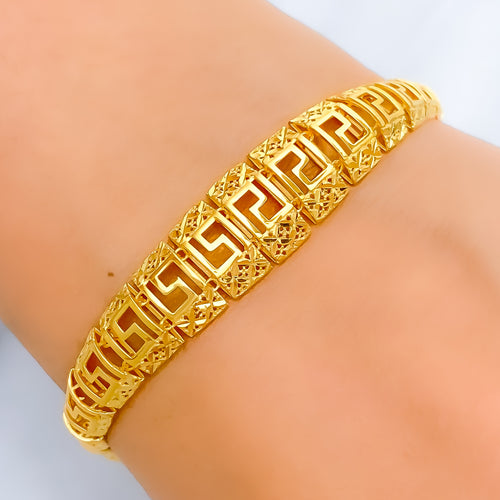 Unique Mesh Cutout Bracelet