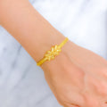 Trendy Floral Rope Bracelet