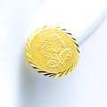 22k-gold-Bold Iconic Coin Earrings