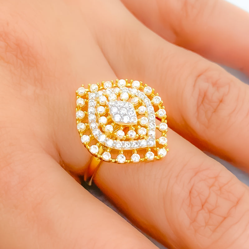 Sparkling CZ Statement Ring