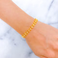 Trendy Marquise 22k Gold Design Bracelet