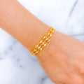 Chic Dressy 22k Gold Bracelet