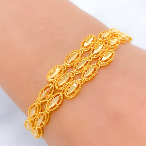 Chic Dressy 22k Gold Bracelet