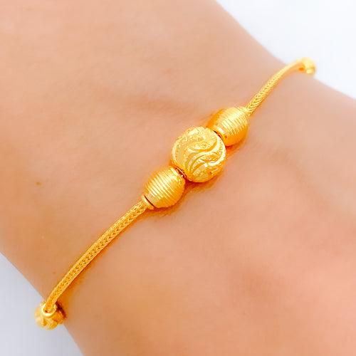 Jazzy Gold 22k Gold Bracelet