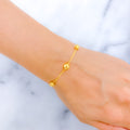 Bright Gold Orb 22k Gold Bracelet