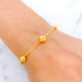 Bright Gold Orb 22k Gold Bracelet