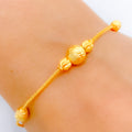 Charming Reflective Gold 22k Gold Bracelet